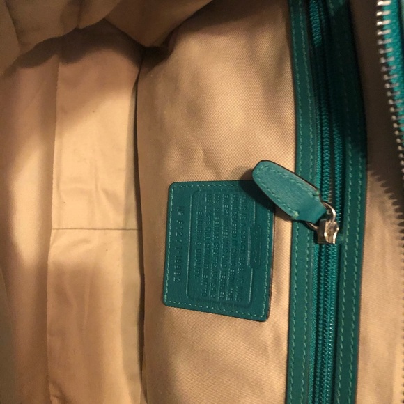 Coach Gently Used Legacy Jade Leather Tote #19982 - Picture 15 of 16